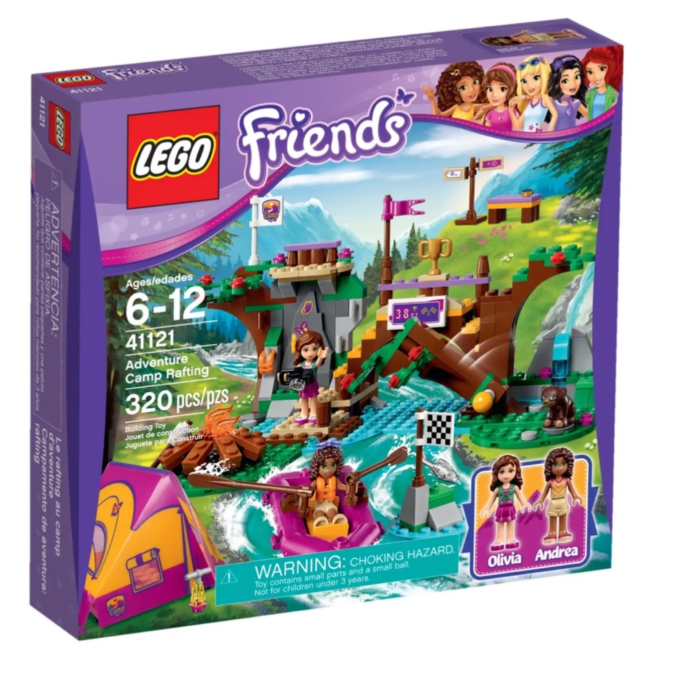 Lego 41121 (RETIRED) Friends-Adventure Camp Rafting Ages 6-12 320 Pieces - Picture 4 of 7